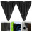 32Pièces Protecteurs D'angle Plastique Noir Pour Enceintes Robustes 11
