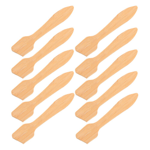 20 Pièces Spatule De En Bambou Pour Et