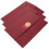 3Pièces Étui Rouge Pour Certificats Et Diplômes 6