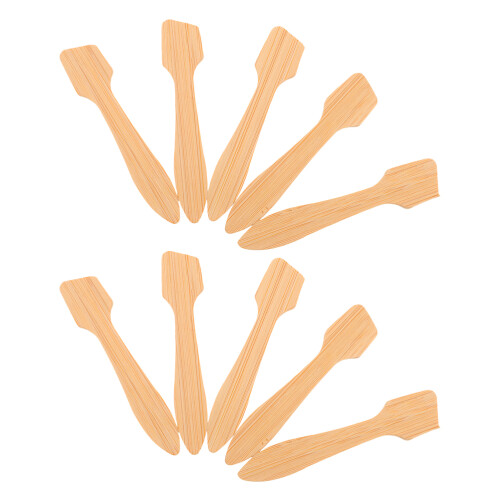 20 Pièces Spatule De En Bambou Pour Et 2