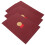 3Pièces Étui Rouge Pour Certificats Et Diplômes 8