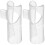 2Pièces Embouts Remplacement Flûte Compact Transparent Nylon 4