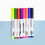 12Pièces Marqueurs Plastique Couleurs Vives Pour Usage Tableau 4