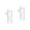 2Pièces Embouts Remplacement Flûte Compact Transparent Nylon 6