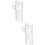 2Pièces Embouts Remplacement Flûte Compact Transparent Nylon 9
