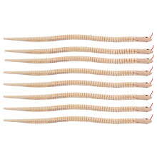 24Pièces Jouets Bois Beige Serpent Réaliste Enfants Jeu Sûr
