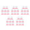 40Pièces Porte-Oeufs Rose En PP Pour Bébé Support Rigide Adorable 6