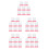 40Pièces Porte-Oeufs Rose En PP Pour Bébé Support Rigide Adorable 8