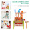 1Ensemble Jouet Bois Enfant Assemblage Outils Table Didactique Colorée 5