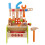 1Ensemble Jouet Bois Enfant Assemblage Outils Table Didactique Colorée 6