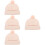 4Pièces Bonnets Enfants Coton Rose Stretch Pour Bébé 7