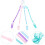 4 Pièces Attaches Sucettes En Silicone Coloré Transparent 8