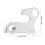 2Pièces Patte Arrière Aluminium Argenté Accessoire 3