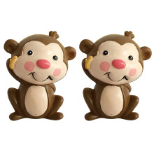 18Pcs Multi Resin Monkey Birthday Cake Ornaments Smooth Detailing