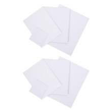 8Pièces Toiles De Dessin Coton Blanche, Tableaux À Peindre Multiples