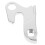 2Pièces Patte Arrière Aluminium Argenté Accessoire 5