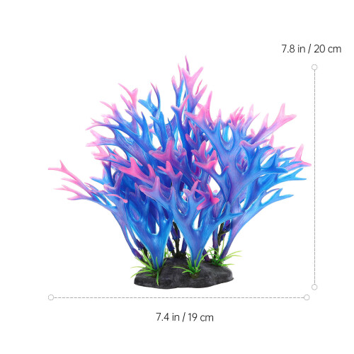 Décor Artificiel Corail Plante Pour Aquarium 1