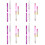 8Pièces Pinceaux Nail Art Fin Assorties Durable 5