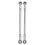 2Pièces Joint Rotule De Direction Métal - Accessoire Quad Atv Argent 10