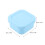 2Pièces Récipient Alimentaire Bleu Silicone Résistant Congélateur 10