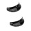 2Pièces Visière Casque Noire Protection Contre Durable 9