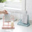 Porte-Éponge Serviette En Bleu Pour Cuisine 3