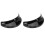 2Pièces Visière Casque Noire Protection Contre Durable 4