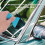 1Ensemble Accessoire Grattoir Bleu Pour Film Teinté 10
