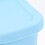 2Pièces Récipient Alimentaire Bleu Silicone Résistant Congélateur 11