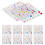 10 Stickers Strass Pour Pierres Précieuses Colorées 1