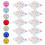 10 Stickers Strass Pour Pierres Précieuses Colorées 9