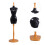 Forme Plastique Mannequin Noir Pour Exposer Vêtements 8