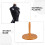 Forme Plastique Mannequin Noir Pour Exposer Vêtements 5