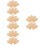 40Pcs Bamboo Blank Bookmarks Rectangular DIY Craft Tags Light Yellow 7