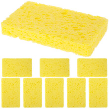 30Pcs Convenient Khaki Dish Sponge Soft Multi-Function Kitchen Scrub