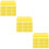 30Pcs Convenient Khaki Dish Sponge Soft Multi-Function Kitchen Scrub 10