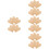40Pcs Bamboo Blank Bookmarks Rectangular DIY Craft Tags Light Yellow 6