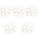 5 Sets Acoustic Guitar Strings Replacement Repair Kit Accessory 6