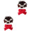 2Pcs Cat Windproof Hat Polyester Warm Cap Pet Costume Assorted Color 3