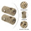 2Pièces Tunnel Hamster En Beige Petits Animaux 7