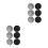 6Sets Easy-Clean Makeup Brush Cleaning Box with Iron Frame and Sponge 3