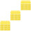 30Pcs Convenient Khaki Dish Sponge Soft Multi-Function Kitchen Scrub 6
