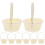 Picnic Basket White Plastic 12pcs 5.70x2.95x2.36in 1
