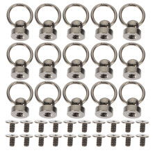 100Sets Sturdy Fasteners for DIY Bags and Leathercraft