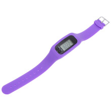 2Pcs Led Multi Function Pedometer Watch Calorie Monitoring Purple