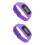 2Pcs Led Multi Function Pedometer Watch Calorie Monitoring Purple 9