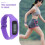 2Pcs Led Multi Function Pedometer Watch Calorie Monitoring Purple 5