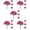 50Pcs Rosy Simulation Tree Models for Mini Garden and Sand Table Decor 9