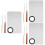 3Sets Stainless Steel Makeup Mixing Tray Assorted Colors for Home Use 8