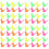 64 Pcs Colorful Plastic Bird Shaped Whistle Party Props 7